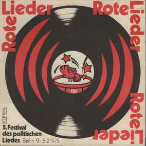 Various - Rote Lieder - 5. Festival Des Politischen Liedes album cover
