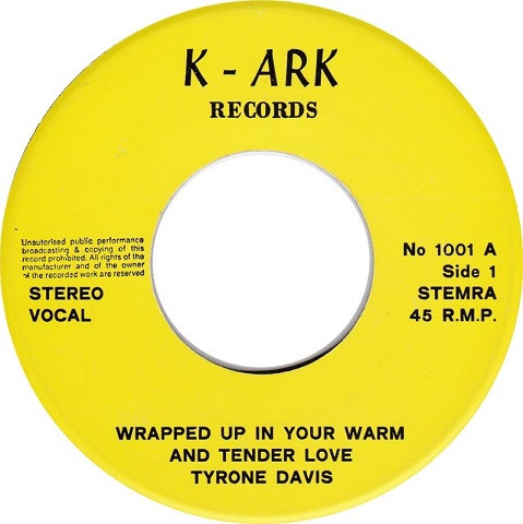 Tyrone Davis / The Orlons – Wrapped Up In Your Warm And Tender Love / Mr. Twenty-One