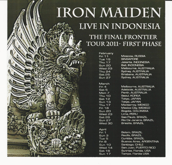 télécharger l'album Iron Maiden - Live In Indonesia