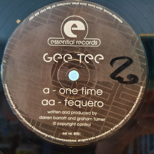 Gee Tee (4) – One Time / Tequerd