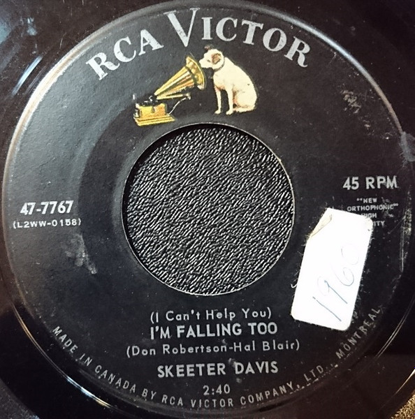 Skeeter Davis – (I Can't Help You) I'm Falling Too (1960, Rockaway