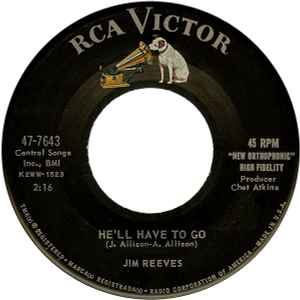 Jim Reeves - He'll Have To Go