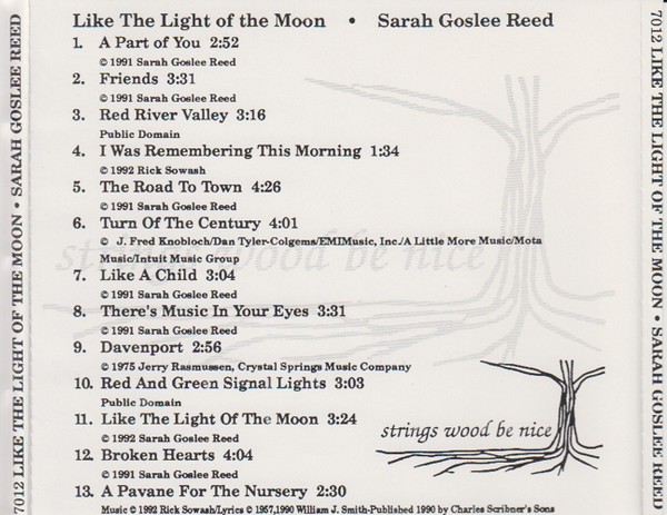 ladda ner album Sarah Goslee Reed - Like The Light Of The Moon