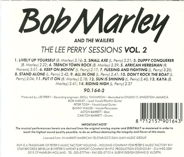 last ned album Bob Marley & The Wailers - The Lee Perry Sessions Vol 2