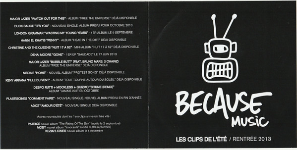 last ned album Download Various - Les Clips De Lété Rentrée 2013 album