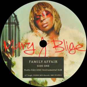 Mary J. Blige – Family Affair (2001, Vinyl) - Discogs