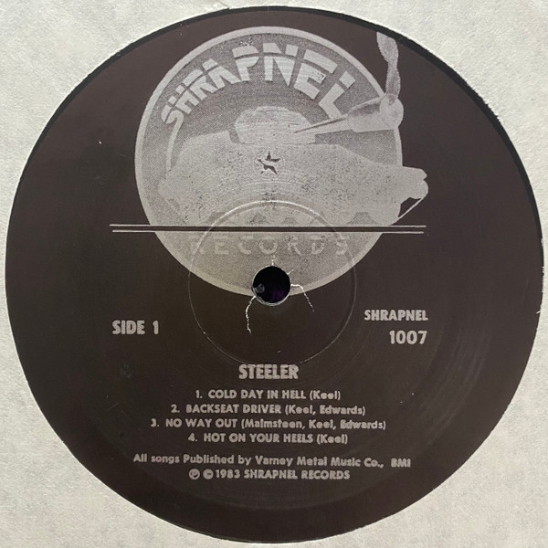 Steeler - Steeler | Shrapnel Records (SHRAPNEL 1007) - 3