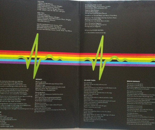 Pink Floyd - The Dark Side Of The Moon | Harvest (Q4 SHVLA.804) - 2