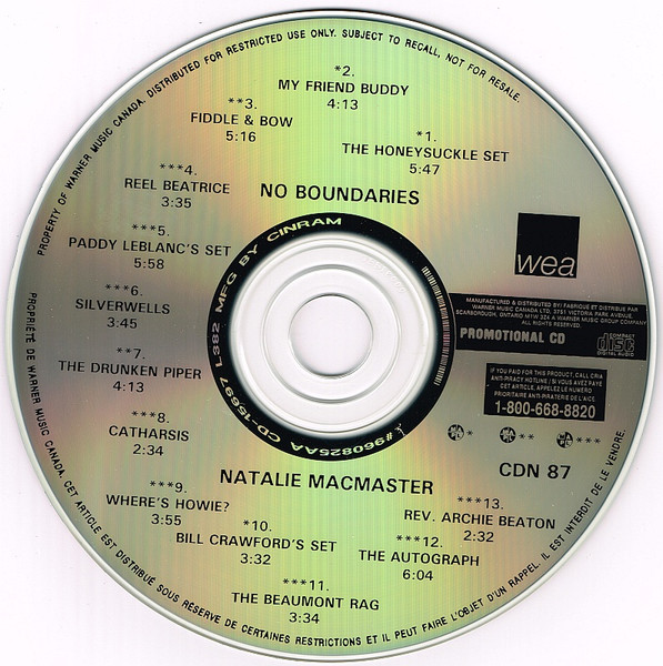 No Boundaries (Natalie MacMaster album) - Wikipedia
