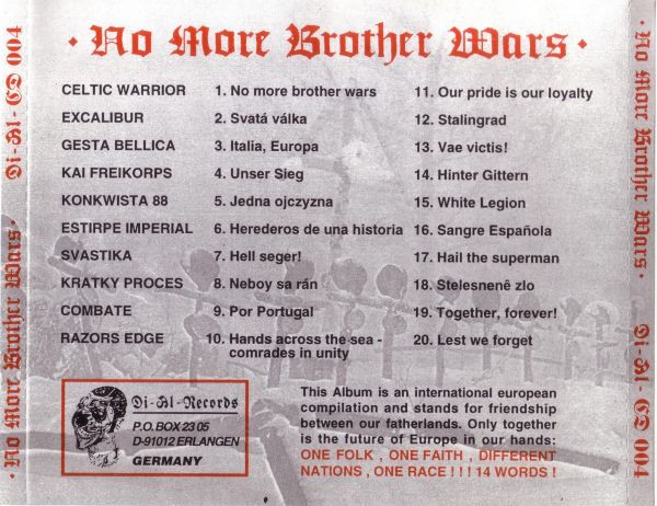 télécharger l'album Various - No More Brother Wars
