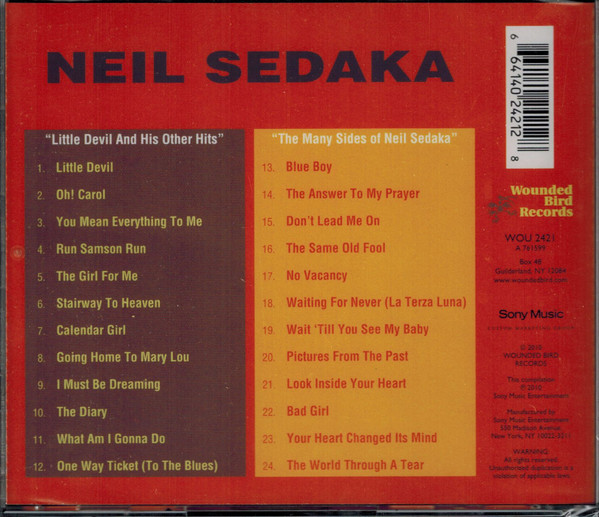 ladda ner album Neil Sedaka - Little Devil And His Other HitsThe Many Sides Of Neil Sedaka