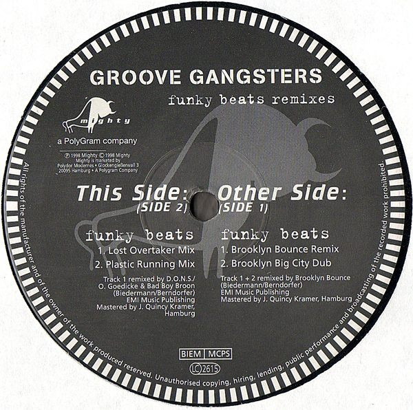 Groove Gangsters – Funky Beats (Remixes) (1998, Vinyl) - Discogs