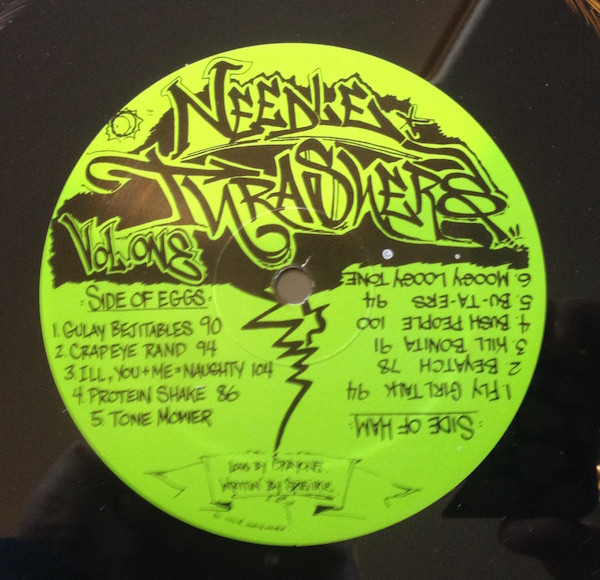 DJ Q-Bert – Needle Thrashers Vol.One (1997, Green Labels, Vinyl