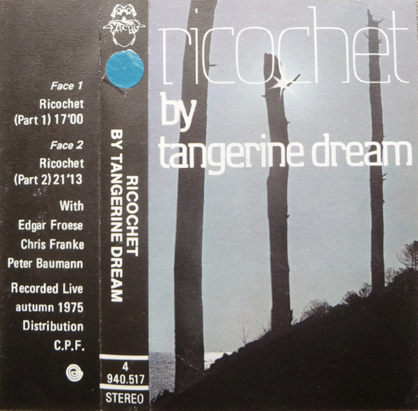 Tangerine Dream – Ricochet (1975, Cassette) - Discogs