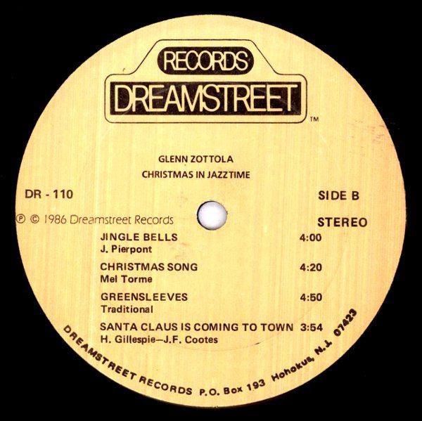 ladda ner album Glenn Zottola - Christmas In Jazztime
