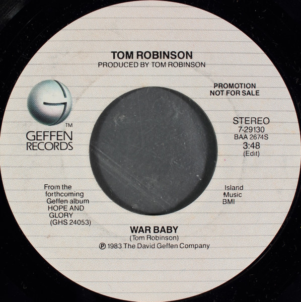 Tom Robinson – War Baby (1983, Vinyl) - Discogs