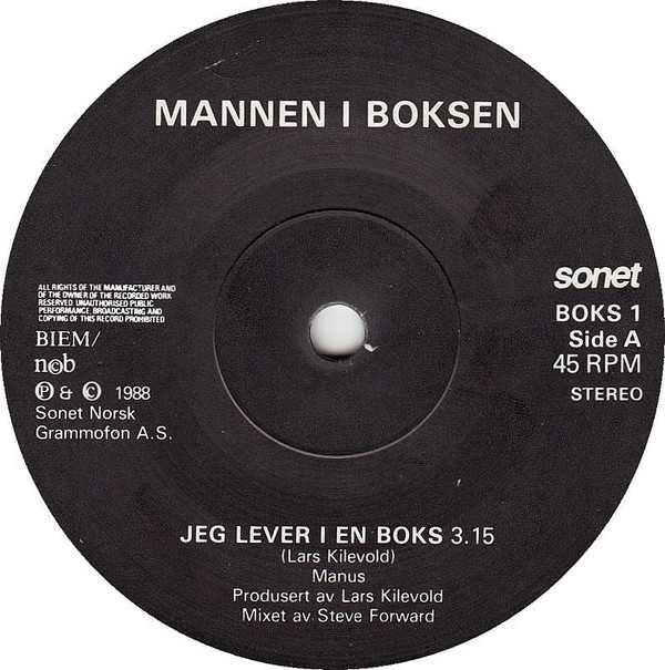 baixar álbum Mannen I Boksen - Jeg Lever I En Boks