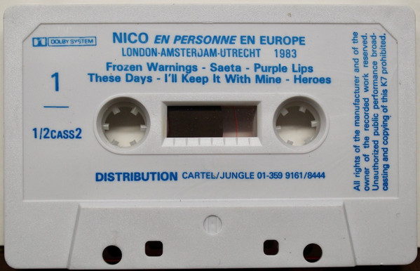 télécharger l'album Nico - En Personne En Europe