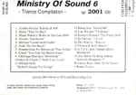 Cover of Ministry Of Sound 6, 2001, Cassette