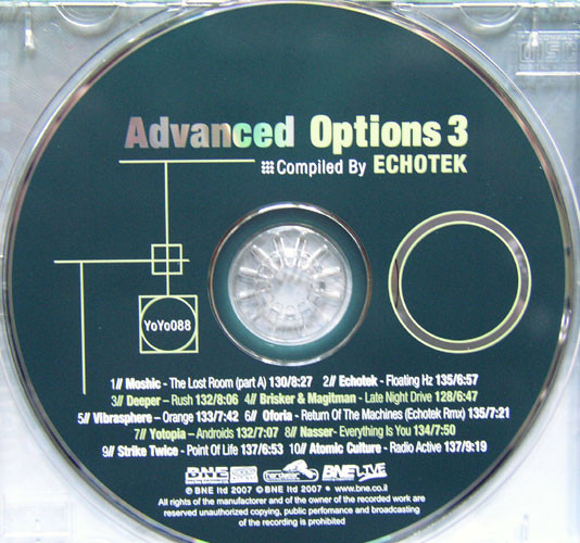 lataa albumi Echotek - Advanced Options 3