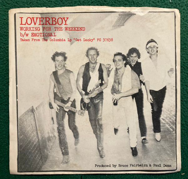 Loverboy - Working For The Weekend | Releases | Discogs