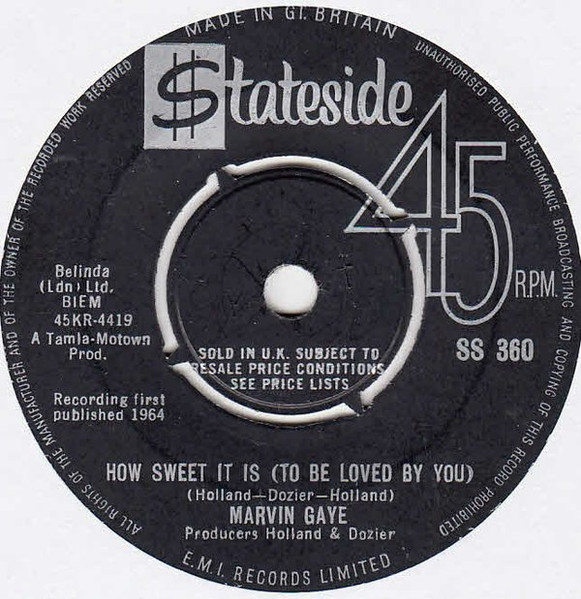 Marvin Gaye – How Sweet It Is To Be Loved By You - VG+ LP Record 1965 –  Shuga Records