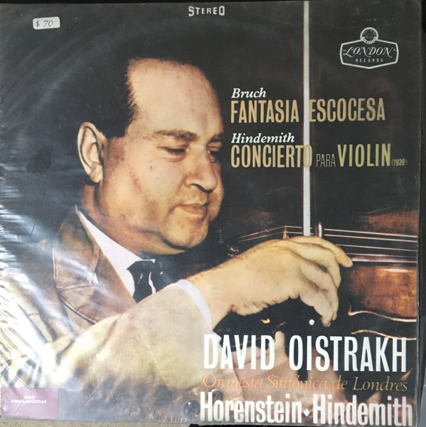 Bruch, Hindemith, David Oistrakh, London Symphony Orchestra