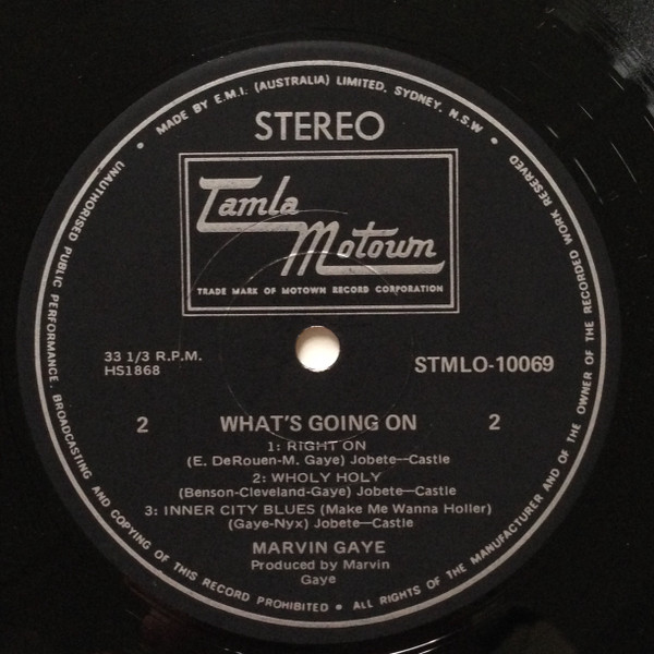 MARVIN GAYE What's Going On 180 gram [New, RE] Vinyl LP - 2012 Tamla 530  022-1