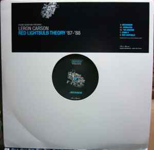 Leron Carson - Red Lightbulb Theory '87-'88 album cover