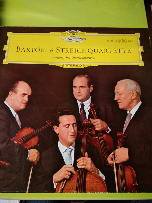 télécharger l'album Bela Bartok, Ungarisches Streichquartett - Die 6 Streichquartette The 6 String Quartets Les 6 Quatuors À Cordes