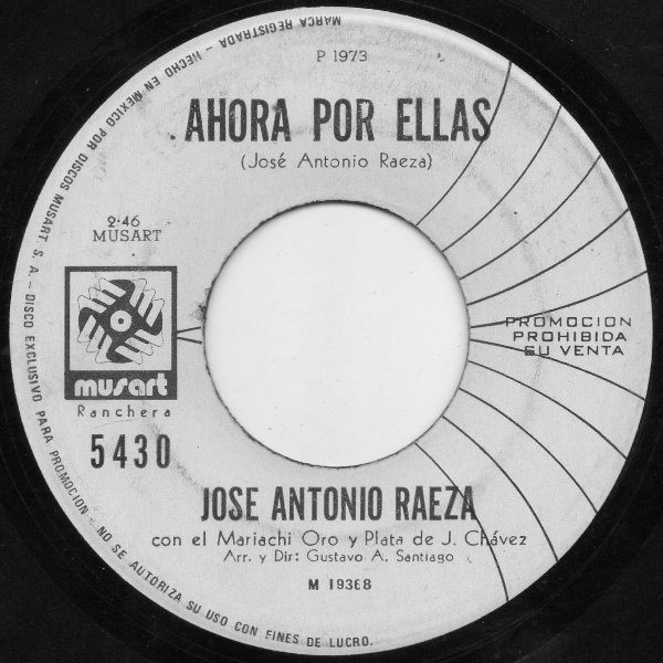 Album herunterladen José Antonio Raeza Con El Mariachi Oro Y Plata De J Chávez - Ahora Por Ellas