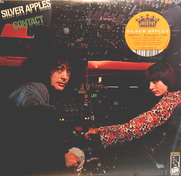 Silver Apples – Contact (2021, Blue, White & Black Swirl, Vinyl 