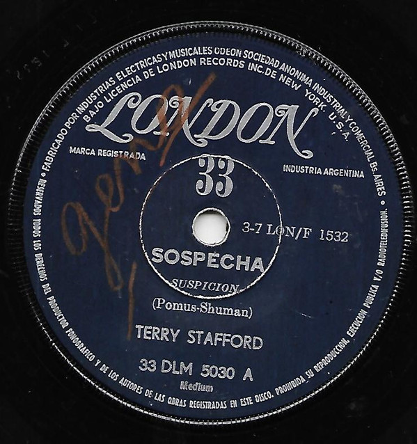 lataa albumi Terry Stafford - Sospecha Yo Tocare Una Estrella