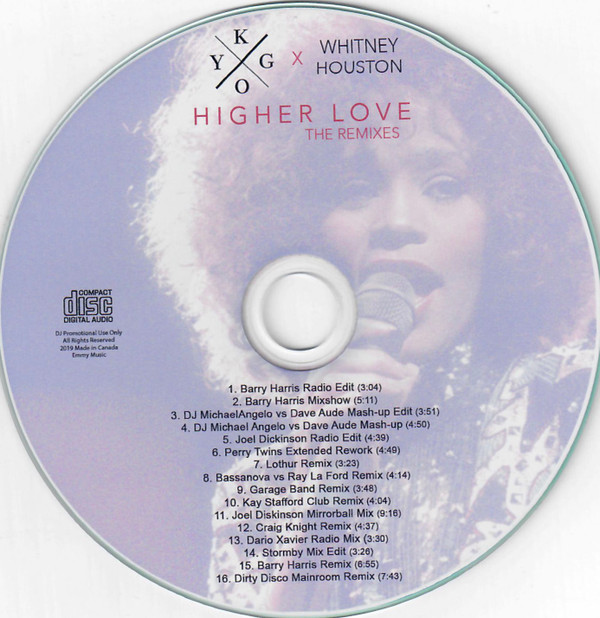 télécharger l'album Kygo X Whitney Houston - Higher Love The Remixes