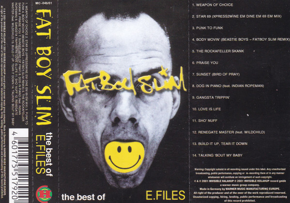 last ned album Fatboy Slim - EFiles The Best Of