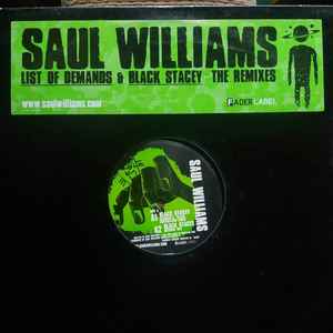 Saul Williams - List Of Demands & Black Stacey : The Remixes album cover