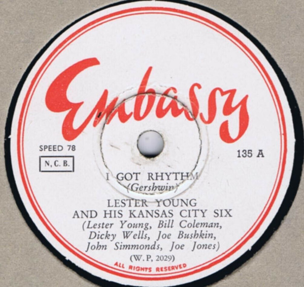 Kansas City Six – I Got Rhythm / Jo Jo (1944, Shellac) - Discogs