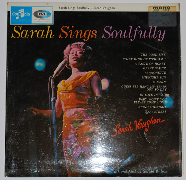 Sarah Vaughan – Sarah Sings Soulfully (1965, Vinyl) - Discogs