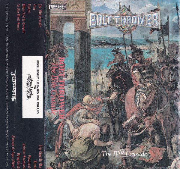 Bolt Thrower – The IVth Crusade (1992, Cassette) - Discogs