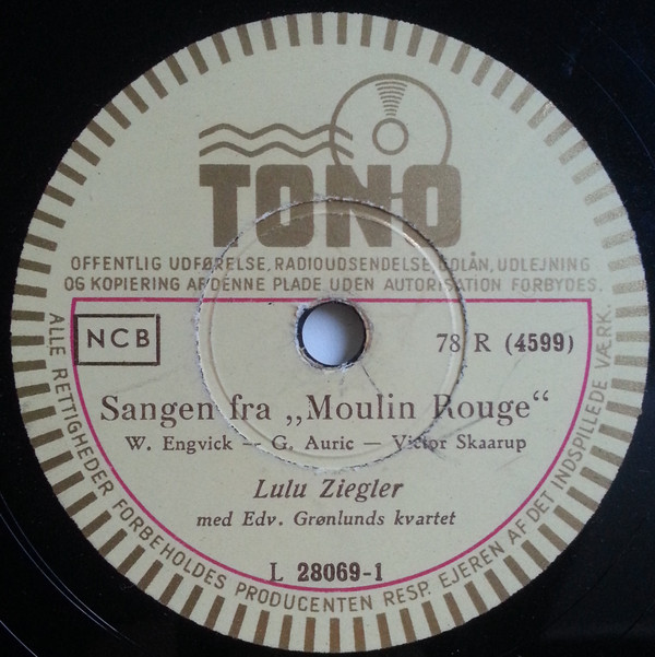 ladda ner album Lulu Ziegler - Sangen Fra Moulin Rouge Jeg Elsker Paris