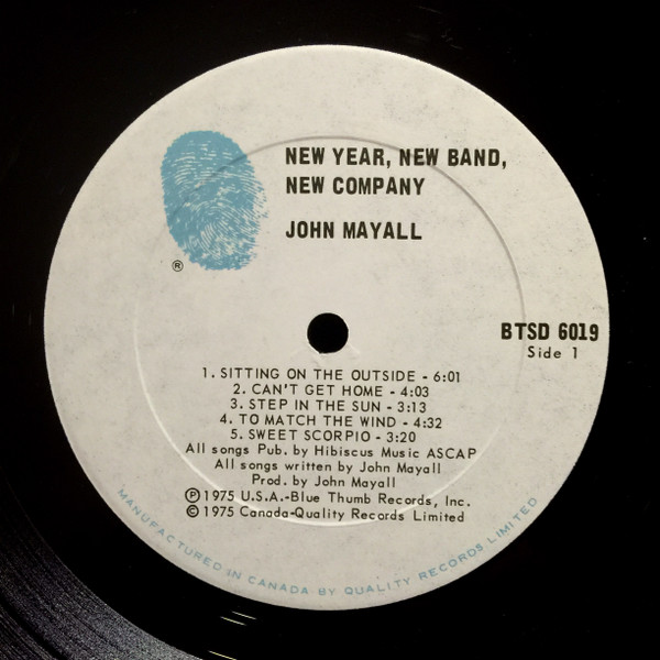 John Mayall - New Year, New Band, New Company | Blue Thumb Records (BTSD-6019) - 8