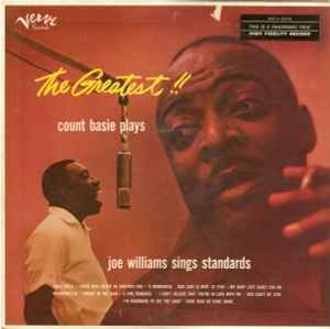 Count Basie - The Greatest! Count Basie Plays...Joe Williams Sings Standards album cover
