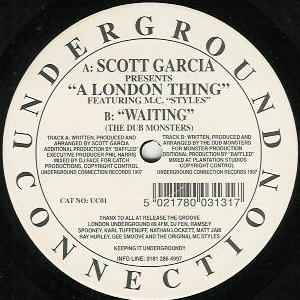 Scott Garcia - A London Thing album cover