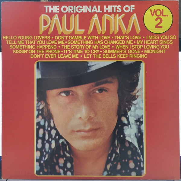 Album herunterladen Paul Anka - The Original Hits Of Paul Anka