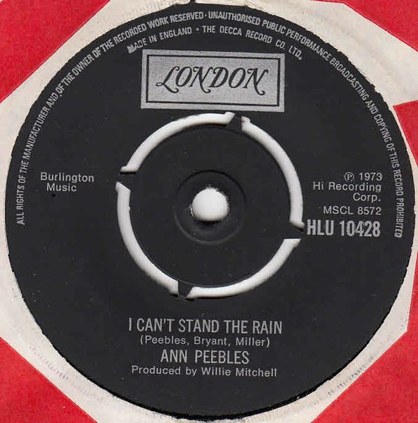 Ann Peebles – I Can't Stand The Rain / I've Been There Before