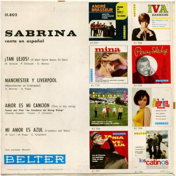 télécharger l'album Sabrina - Canta En Español