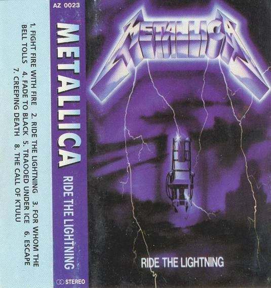 Metallica – Ride The Lightning (Cassette) - Discogs