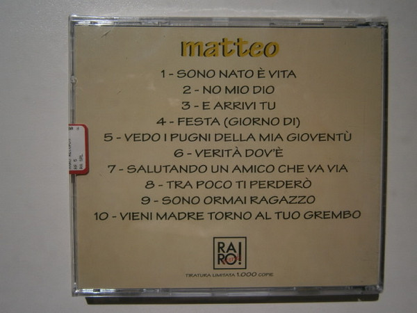 lataa albumi Riccardo Fogli - Matteo