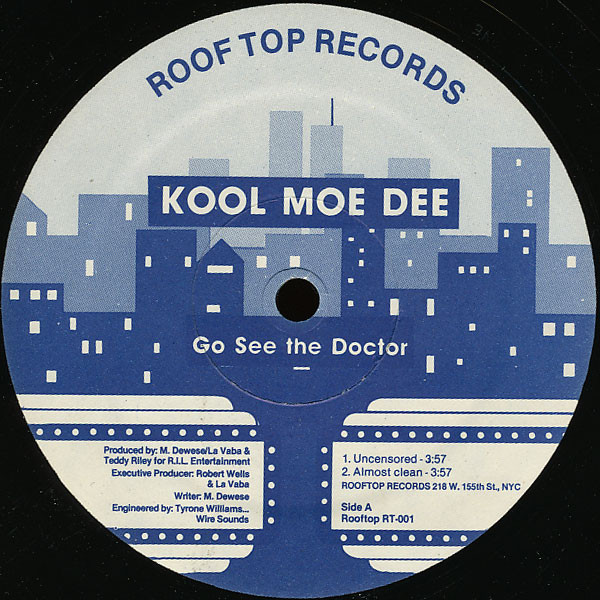 Kool Moe Dee – Go See The Doctor / Monster Crack (1986, Vinyl