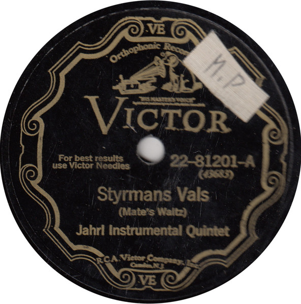 Jahrl Instrumental Quintet – Styrmans Vals / Balen I ...